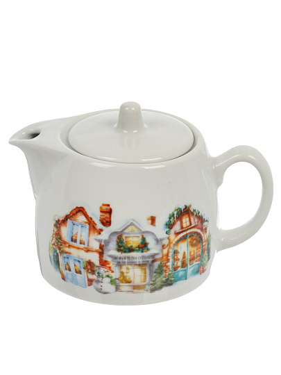 Набор чайный фарфор, 5 предметов, на 2 персоны, 190 мл, Добрушский фарфоровый завод, Тренд Первый снег, 5С1667Ф34