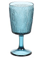 Бокал для вина, 330 мл, стекло, 6 шт, Листья, синие, B060606 - фото 5