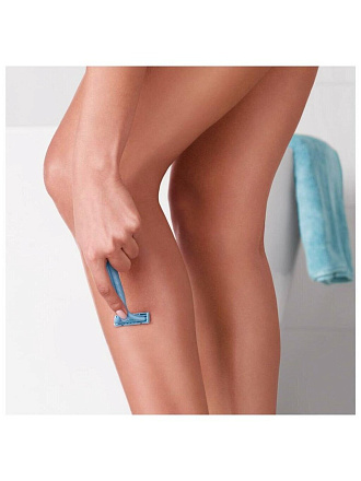 Станок для бритья Gillette, Simply Venus2, для женщин, 2 лезвия, 2 шт, одноразовые