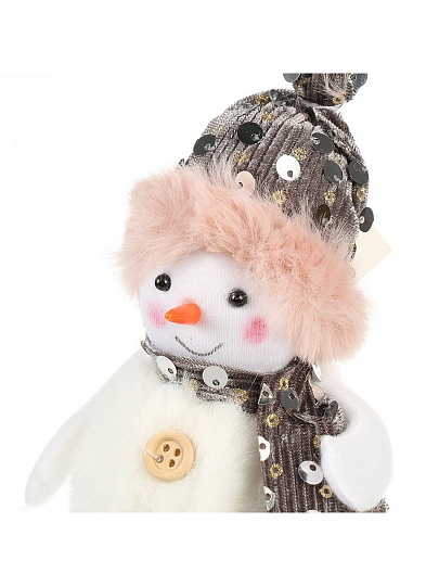 Фигурка декоративная Снеговик, 24 см, белая, Y4-8436