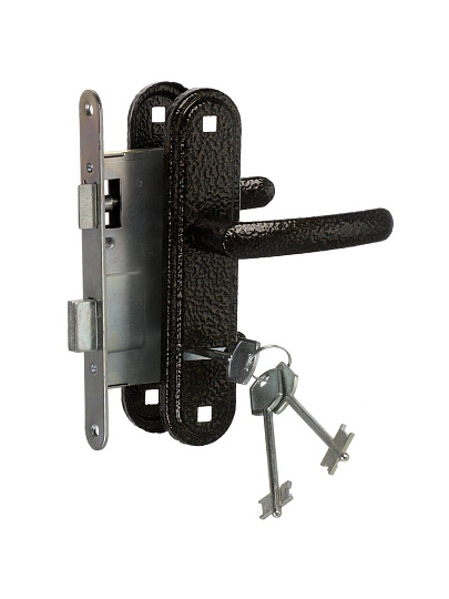 Замок врезной Абсолют, ЗВ9.2-08, БП-00013550, ручка в комплекте, сувальдный, бронза