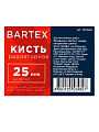 Кисть радиаторная, Bartex, 11х25 мм, 1 '', натуральная щетина, 44 мм, рукоятка дерево, 1117510 - фото 3
