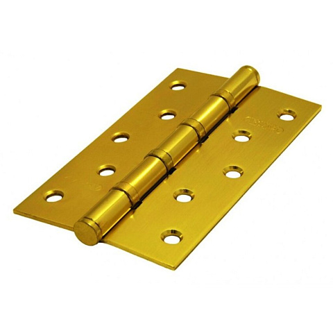 Петля врезная для деревянных дверей, Arsenal, 100х70х2.5 мм, универсальная, 4ВВ SB, 98760404, золото