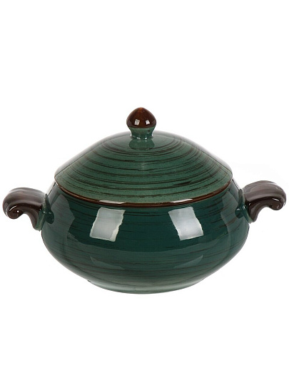 Горшок керамика, 0.8 л, Малахит, Y4-9037