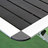 Стол алюминий, прямоугольный, 110х70х70 см, столешница алюминиевая, серый, Green Days, RS-401M-110 - фото 4