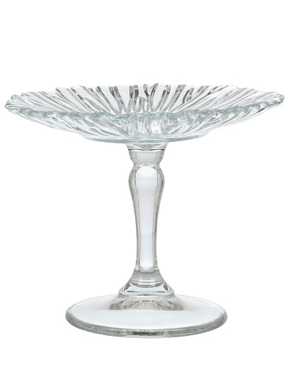 Блюдо стекло, круглое, 12.6х10.2 см, на ножке, Mini Pattiserie, Pasabahce, 96455