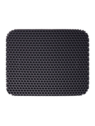 Коврик для сушки посуды, универсальный, 34х27 см, серый, ПУ34/27