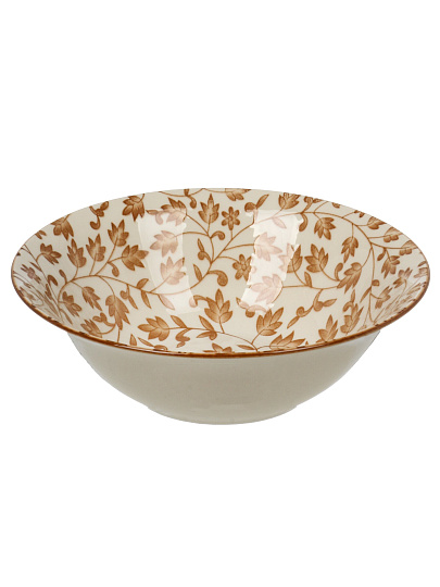 Салатник керамика, круглый, 18х6 см, 0.6 л, глазурь, Pollen, Daniks