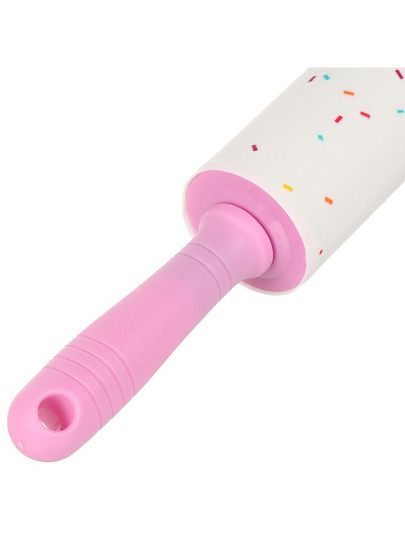 Скалка силикон, пластик, 47.5х5 см, Y4-9570