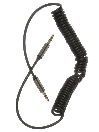 Кабель AUX, Vixion, VX-15, Jack-Jack, 2 м, витой, 3.5 mm, черный, GS-00028892