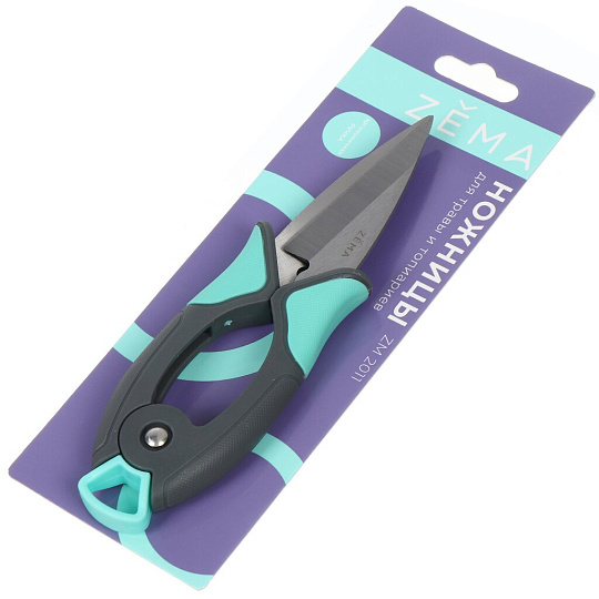 Ножницы садовые для травы/топиариев, нержавеющая сталь, Zema, Накаба, рукоятка пластик, ZM 2011