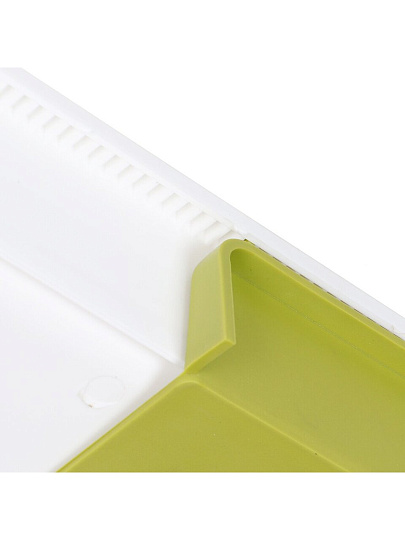 Лоток для столовых приборов 29.8х38.3х3.5 см, зеленый, MV19037