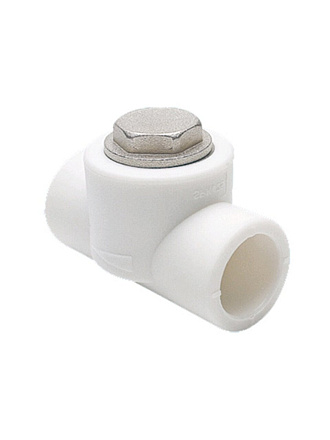 Фильтр полипропилен, d25 мм, 90 °, внутренняя/внутренняя, белый, РосТурПласт