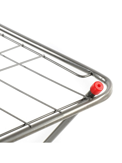 Сушилка для белья напольная, полотно 18 м, 166х53х87 см, складная, 8 прутьев, 15 кг, сталь, 452-096