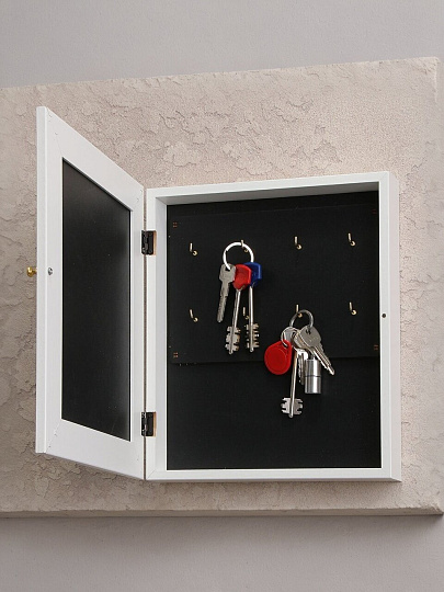 Ключница 26х31 см, МДФ, 8 крючков, WT-446