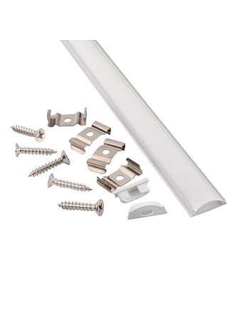 Профиль для светодиодной ленты 2000х5.8х17.5 мм, гибкий, General Lighting Systems, 523400