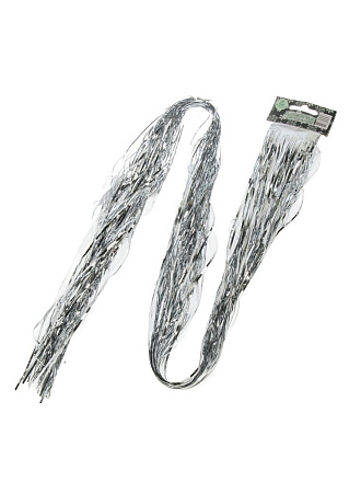 Дождик 20х100 см, серебро, 20-100