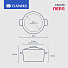 Кастрюля нержавеющая сталь, 3.7 л, с крышкой, крышка стекло, Daniks, Перл, GS-01205-20, индукция - фото 17