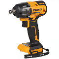 Гайковерт аккумуляторный, Deko, DKIS20, ударный, 20 В, 350 Н-м, 3200 об/мин, 3 скорости, коробка, 063-4450
