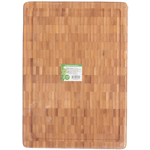 Доска разделочная бамбук, 35х25х3 см, прямоугольная, Daniks, H-1865L
