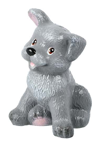 Копилка Щенок, 15х15х19.5 см, гипс, 12 0090 02, с росписью