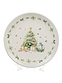 Тарелка доломит, 25.8х25.8х2.7 см, круглая, Мистерия Рождества, Daniks - фото 2