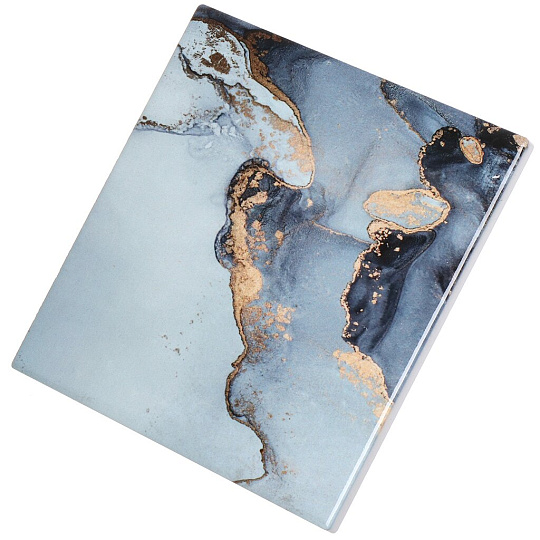 Подставка под горячее, керамика, квадратная, 16 см, Daniks, Флюид