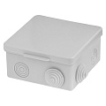 Коробка распаячная, пластик, открытая, 100х100х55 мм, TDM Electric, ОП, крышка, 8 входов, IP54, SQ1401-0113