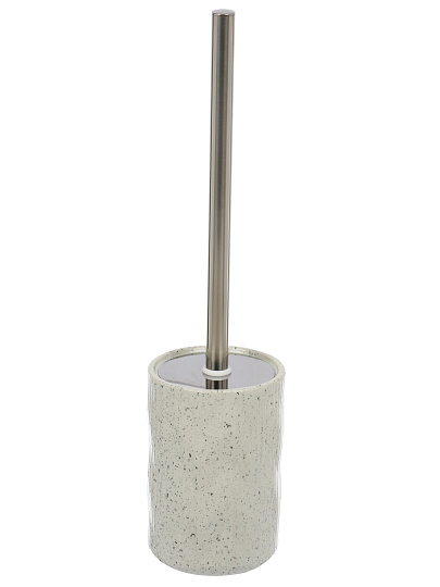 Ерш для туалета напольный, керамика, серый с краплением, Y4-9851