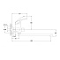 Смеситель для ванны, Stemix, с картриджем, STM 301-006E-180 - фото 3