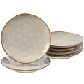Тарелка десертная, керамика, 6 шт, 18 см, круглая, Идель, Daniks, ST2251 - фото 9