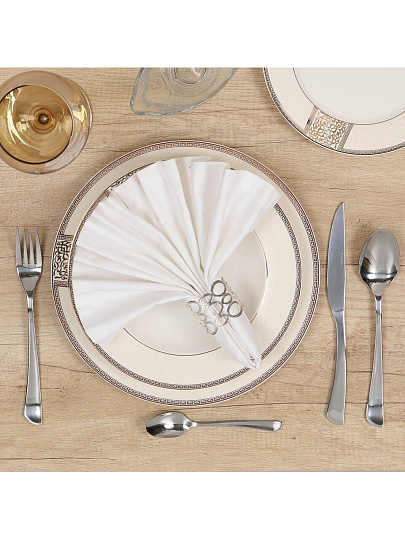 Нож нержавеющая сталь, 2 предмета, столовый, Daniks, Elegant