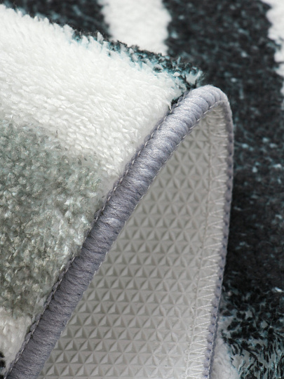 Набор ковриков для ванной и туалета, антискользящий, 2 шт, микрофибра, Y4-9948, полосатый