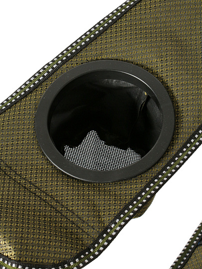 Кресло складное 100х60х110 см, Проф, без рисунка, полиэстер, ПВХ, 200 кг