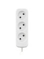 Удлинитель 3 гнезда, 7 м, без заземления, 10 А, 2300 Вт, белый, TDM Electric, Народный, SQ1303-1313 - фото 3