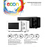 Микроволновая печь Econ, ECO-2040M, 20 л, 700 Вт, механическая, 6 уровней мощности, черная - фото 8