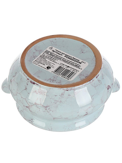 Горшок для жаркого керамика, Борисовская керамика, Лакомка, РОМ00022036