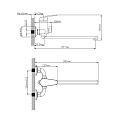 Смеситель для ванны CRONWIL CP043-22 - фото 4