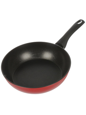Сковорода литой алюминий, 26 см, антипригарное покрытие, Гурман, Fresh red, индукция, ГМ2601Фк