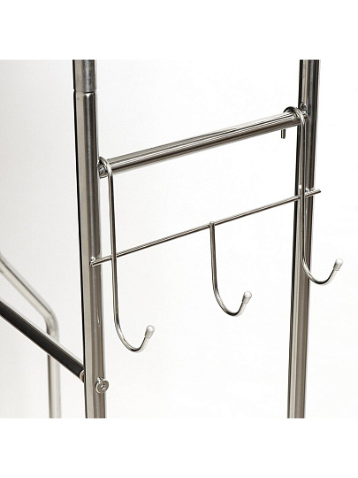 Стеллаж-полка для ванной металл, напольный, 3 яруса, прямой, 55х29х167 см, Y8-2785