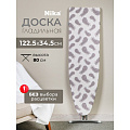 Доска гладильная 122х34.5 см, подставка для утюга, Nika, Н5, в ассортименте - фото 3