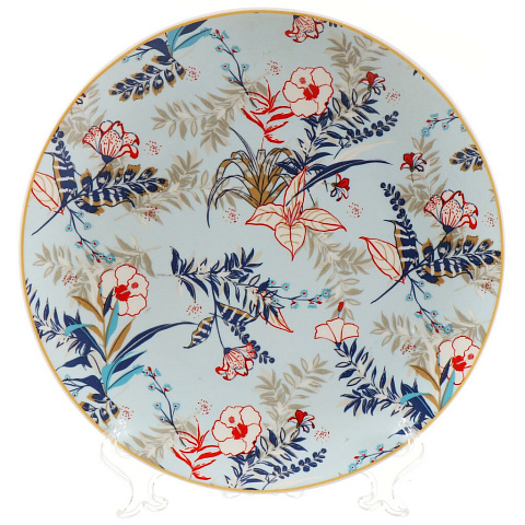 Тарелка обеденная, керамика, 26 см, круглая, Вереск, Y4-4631