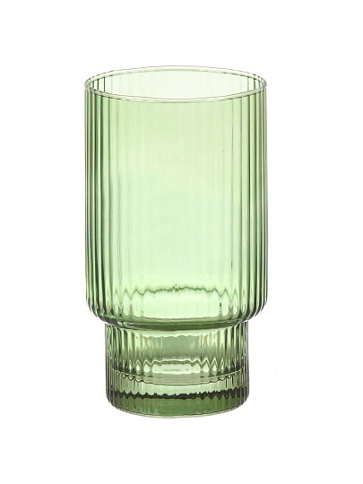 Стакан 500 мл, стекло, 2 шт, Daniks, Грани Малахит, STSD77140P