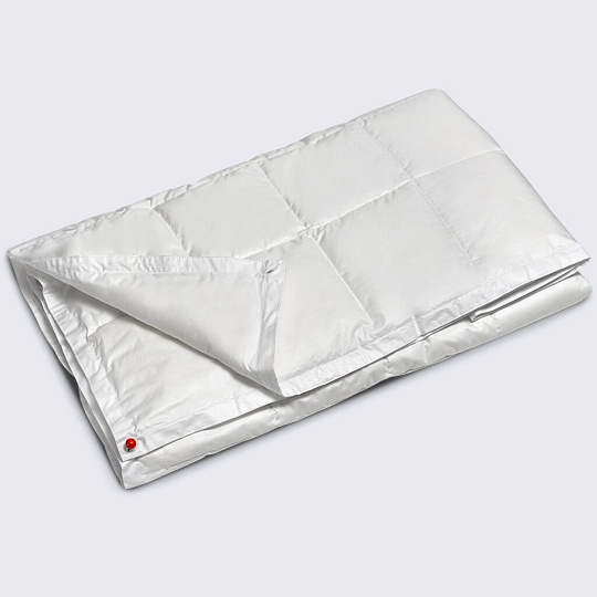 Одеяло детское 110х140 см, Здоровье и защита, гусиный пух, чехол 100% хлопок, батист, кант, Kariguz