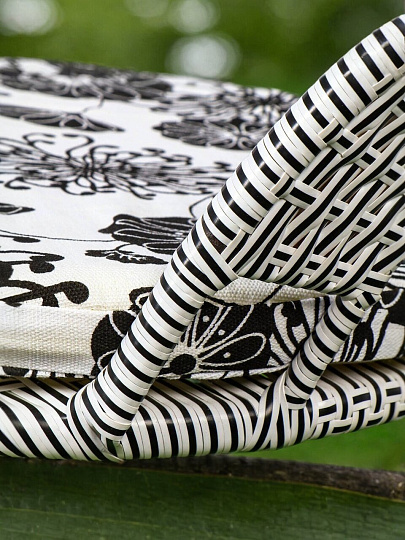 Кресло садовое искусственный ротанг, 42 см, подушка, 120 кг, для набора, T2022-7058