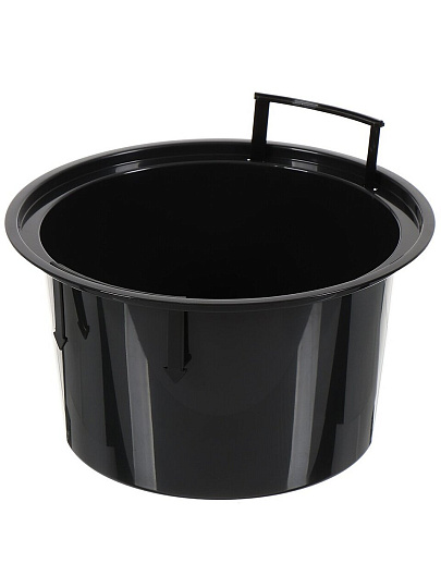 Горшок для цветов пластик, 42 л, 34х63 см, со вставкой, кремовый, Idea, Мозаика, М 3410