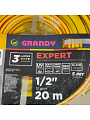 Шланг поливочный, 1/2 '', 12 мм, 15 атм, армированный, 20 м, 3 слоя, Grandy, Expert, ПВХ, антиторсионный - фото 12