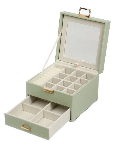 Шкатулка для украшений, полимер, 16х16х11 см, Y6-10582