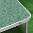Стол складной металл, прямоугольный, 120х60х68.5 см, столешница МДФ, зеленый, Green Days, 4 стула - фото 7