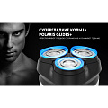 Электробритва аккумуляторная, Polaris, PMR 0613RC wet&amp;amp;dry 4D PRO 5 blades, роторная, сухое/влажное бритье, 5 Вт, 3 бритвенные головки, 5 лезвий, синий металик, 020885 - фото 9